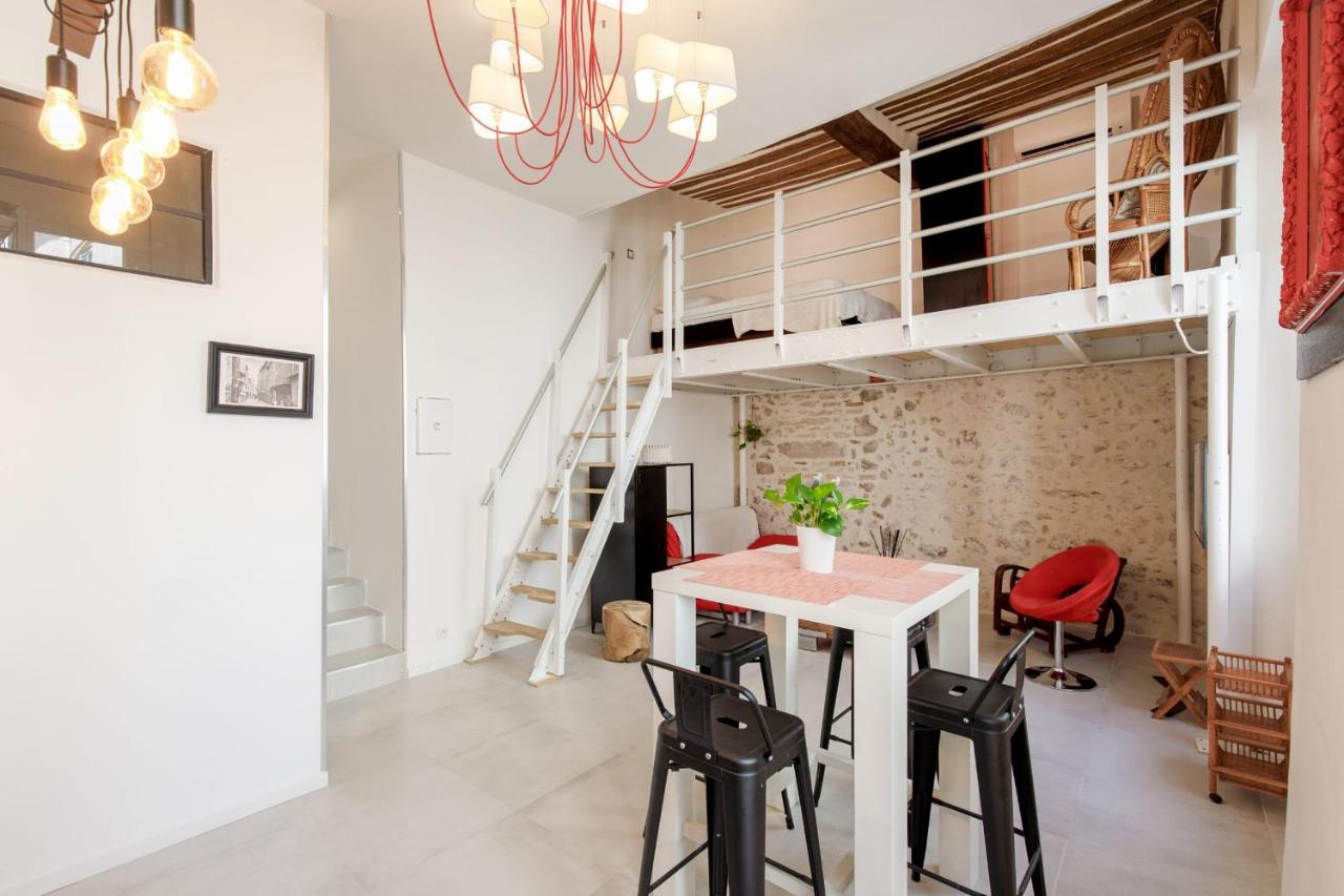 Superb Air-Conditioned Loft In The Heart Of Viel Antibes Apartman Kültér fotó